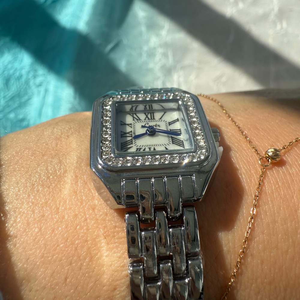 Panthere watch Greats Women's Silver Watch with Blue Accents - Picture 7 of 10
